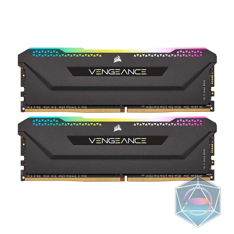 رم کورسیر دسکتاپ DDR4 دو کاناله 3600 مگاهرتز CL18 مدل Vengeance RGB PRO ظرفیت8*2-(16 گیگابایت)